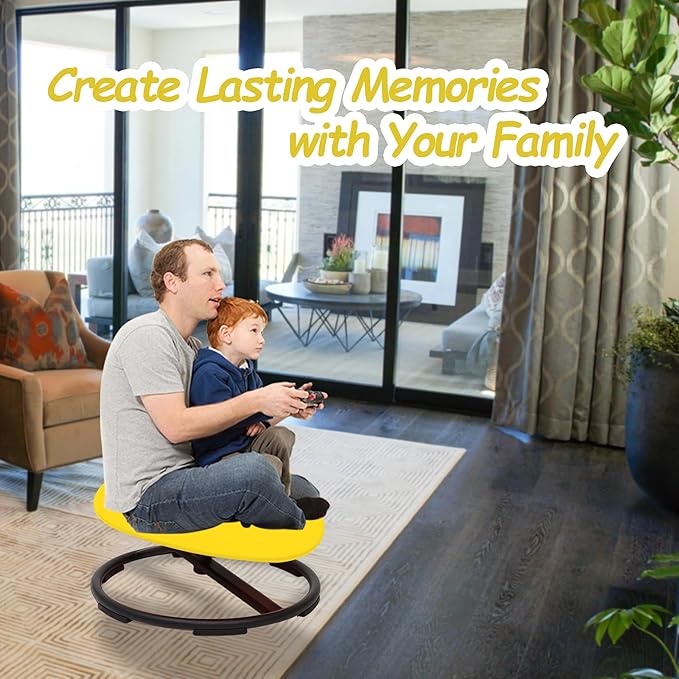 Kids’ Sensory Swivel Chair – Flexible Wobble Seat for Active Play & Focus