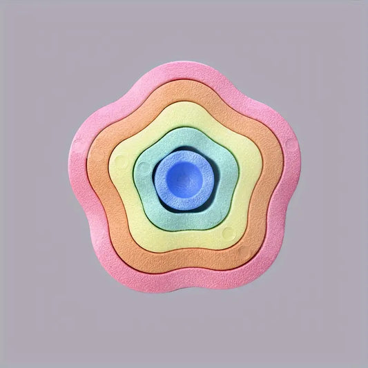 Colorful Flower Balance Stepping Stones for Kids – Sensory Play Set